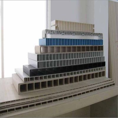 Gepolijst en elektroplaat 700 mm CPVC WPC holle deurpaneel extrusievorm Exporteur