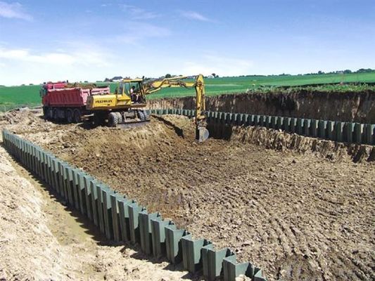 3Cr17 Vormmateriaal PVC-platenpielen voor langdurige erosiebeheersing