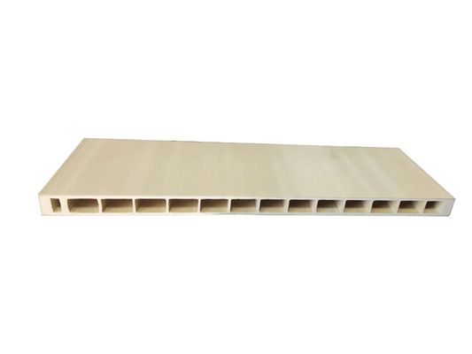 Op maat gemaakte holle deurpaneelvorm voor brede 1000 mm PVC hout plastic extrusie-dode