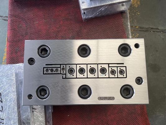 1 holte zilver WPC deur extrusie vorm voor deur frame extrusie productielijn