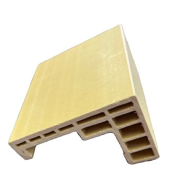 1 Schimmelholte PVC hulpprofiel deur en WPC hout plastic deurbedekking Frame Schimmel