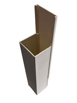 Zilveren draadkanalvorm voor PVC-extrusie in het productieproces van huishoudelijke producten