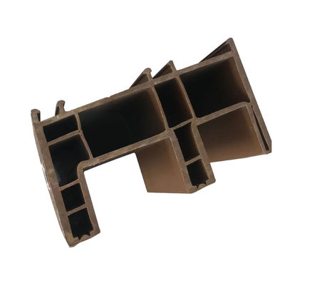 1-holte PVC-profielvorm voor houtkorrel-effect Europees ontwerp op maat