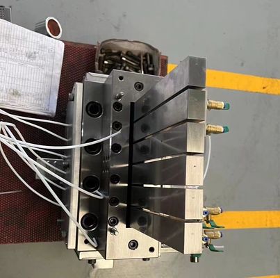 Buitenpaneelvorm voor PE zilveren houten plastic extrusie van dekvloer en deur