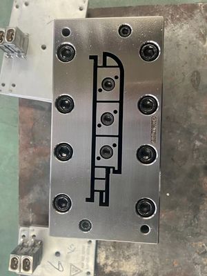 Op maat gemaakte zilveren huishoudelijke producten Schimmel voor kunststof extrusie decoratie Schimmel WPC Schimmel