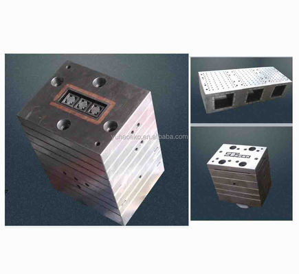 Elektroplatering Polijst WPC PVC Pipe Extrusion Die Design Mould voor zilveren oppervlak