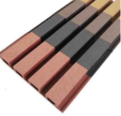 Persoonlijke grootte PE-materiaal Hout plastic composietwandpaneel voor WPC-bekledingsplaten
