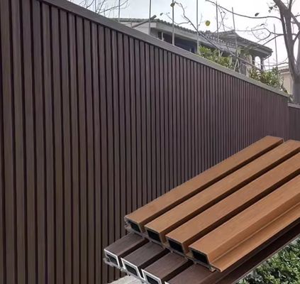 Huishoudelijk product Schimmel WPC Outdoor Houten Tuin Decoratie Panel in aangepast ontwerp