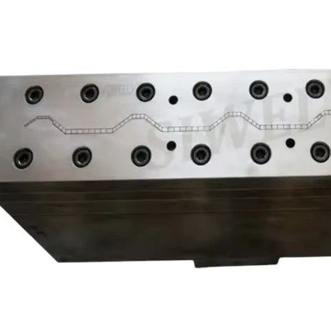 500 mm x 3 WPC vinyl zeewall panelen plaat stapelen voor gebouw bouw oplossing