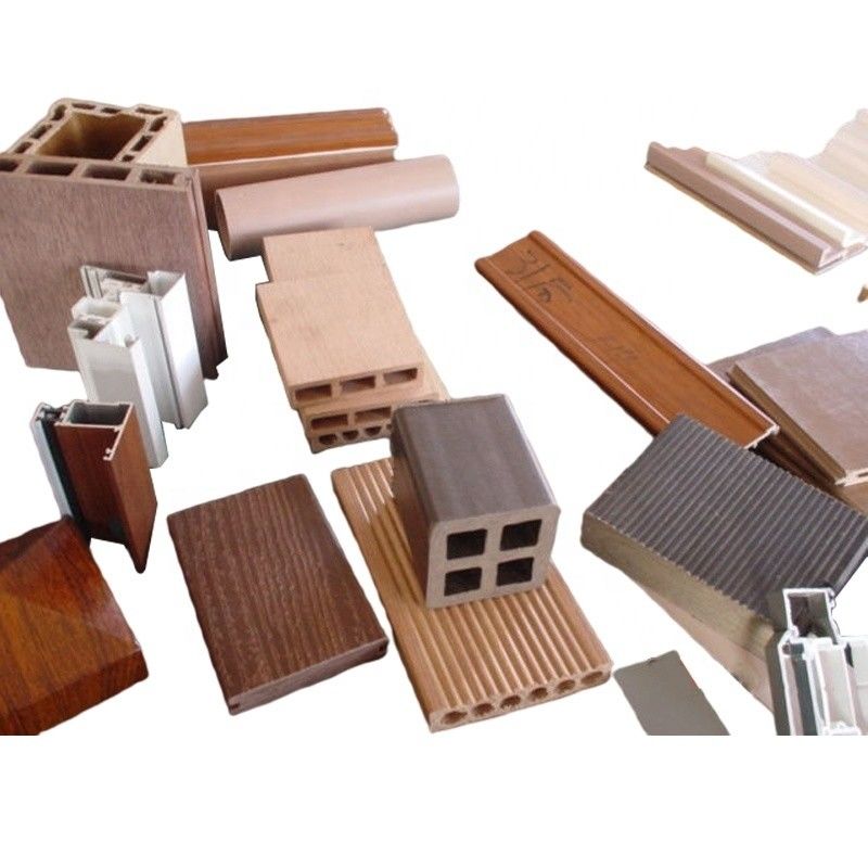 150-200 kg/uur capaciteit Hoog snelheidsconische tweeschroefmachine voor hout-plastiek-extruder