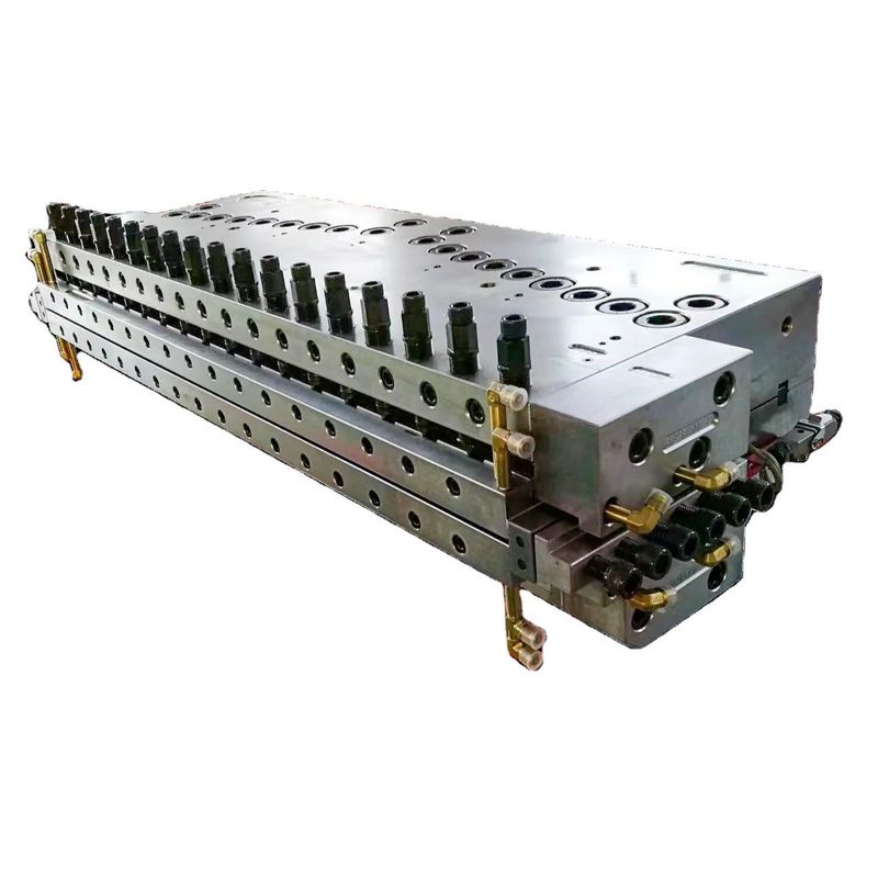 3CR17 Vormmateriaal PVC-profiel Extrusievorm voor nauwkeurige tweeschroefextrudervorming