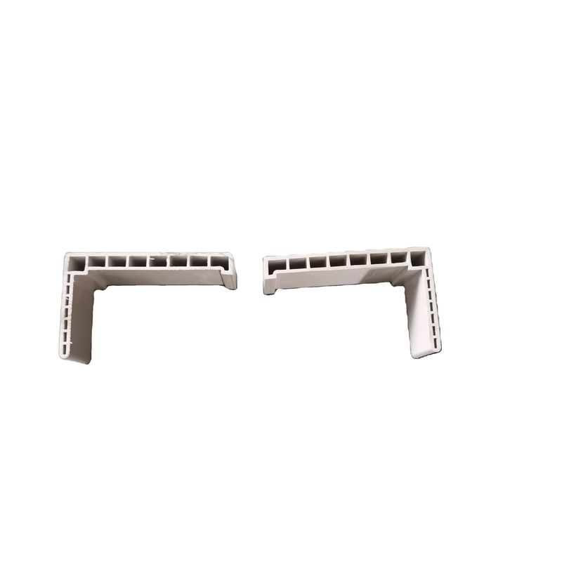 Twee holtes zilveren extrusie-lijstvorm voor het vormen van UPVC-deurframe en zilveren coating